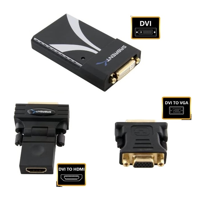 ADAPTADOR USB A DVI/VGA/HDMI EXTERNO SABR