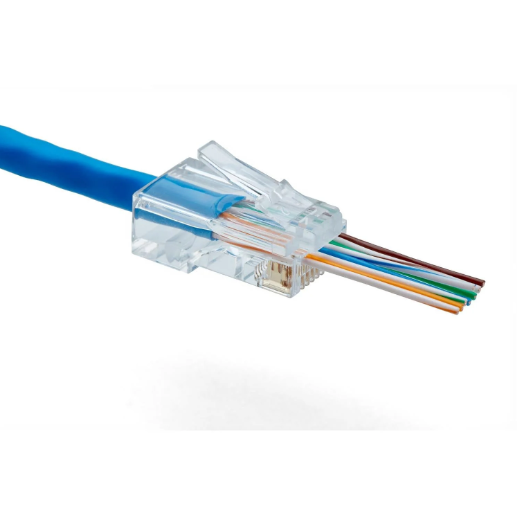 CONECTOR RJ45 CAT 6 PASS-THRU