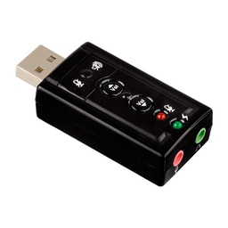[22018] TARJETA USB DE SONIDO 7 CANALES ET CON CONTROL DE VOLUMEN