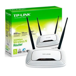 [12721] ROUTER INALAMBRICO TPLINK N 300 + 4 PTS 2 ANT WR841ND